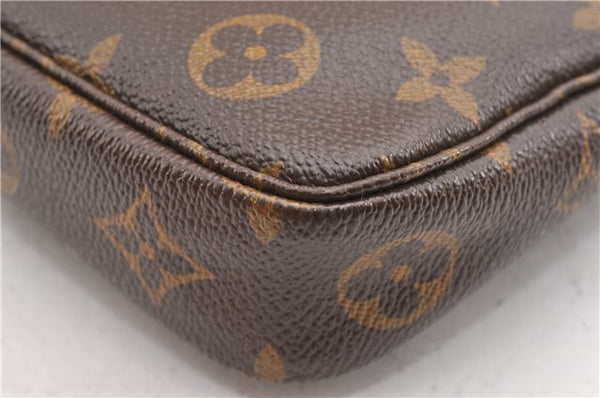 Auth Louis Vuitton Monogram Cherry Pochette Accessoires M95008 Hand Pouch 7255F