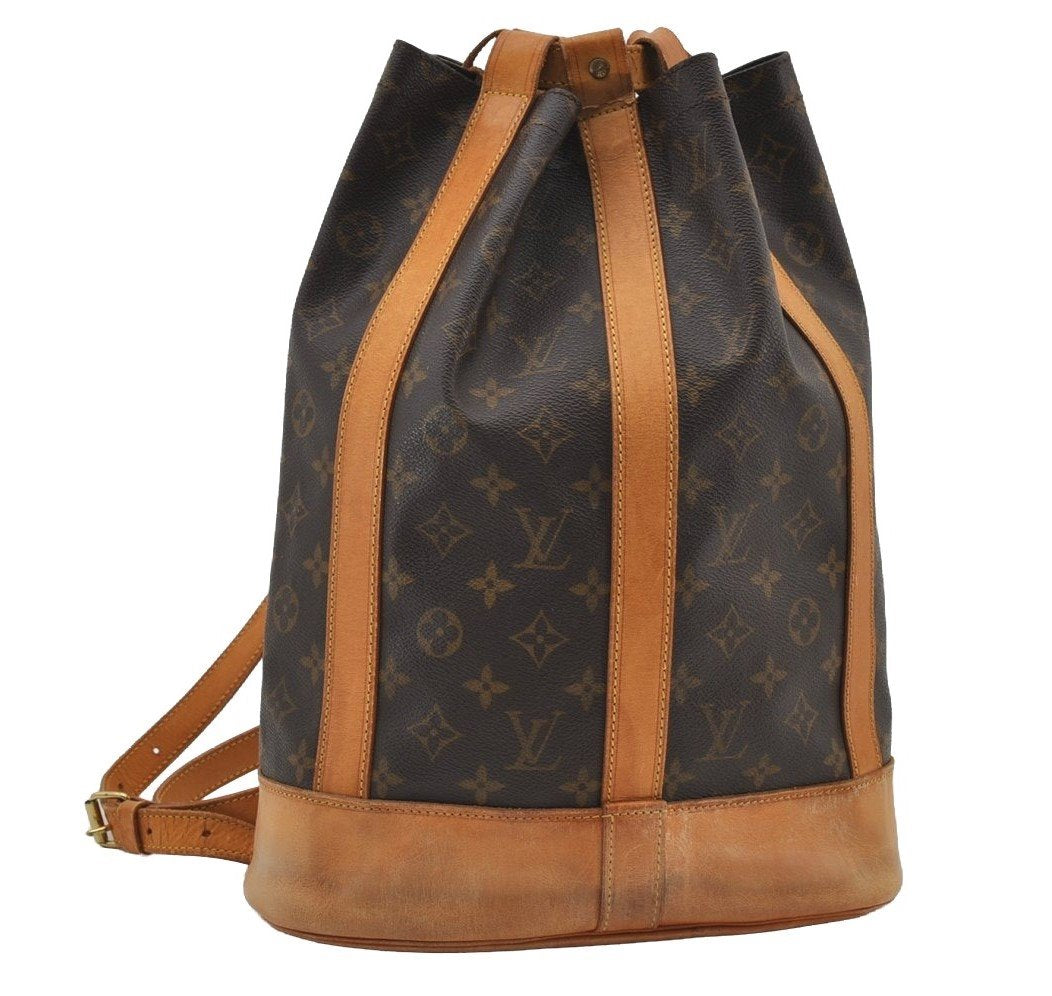 Authentic Louis Vuitton Monogram Randonnee PM Shoulder Bag M42243 LV 7255I