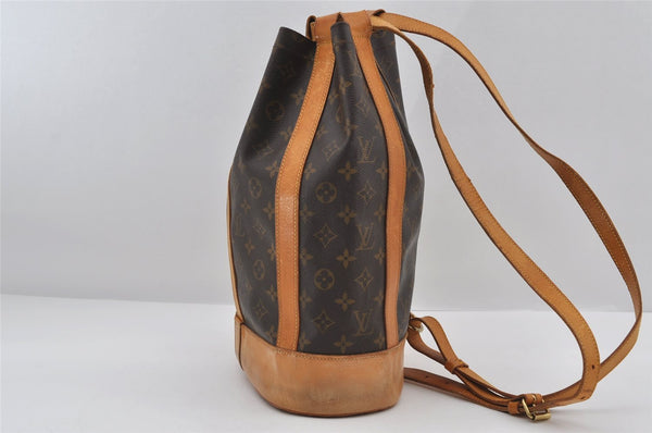 Authentic Louis Vuitton Monogram Randonnee PM Shoulder Bag M42243 LV 7255I