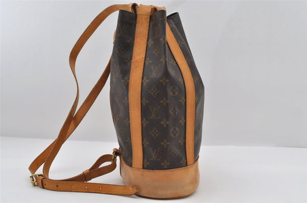 Authentic Louis Vuitton Monogram Randonnee PM Shoulder Bag M42243 LV 7255I