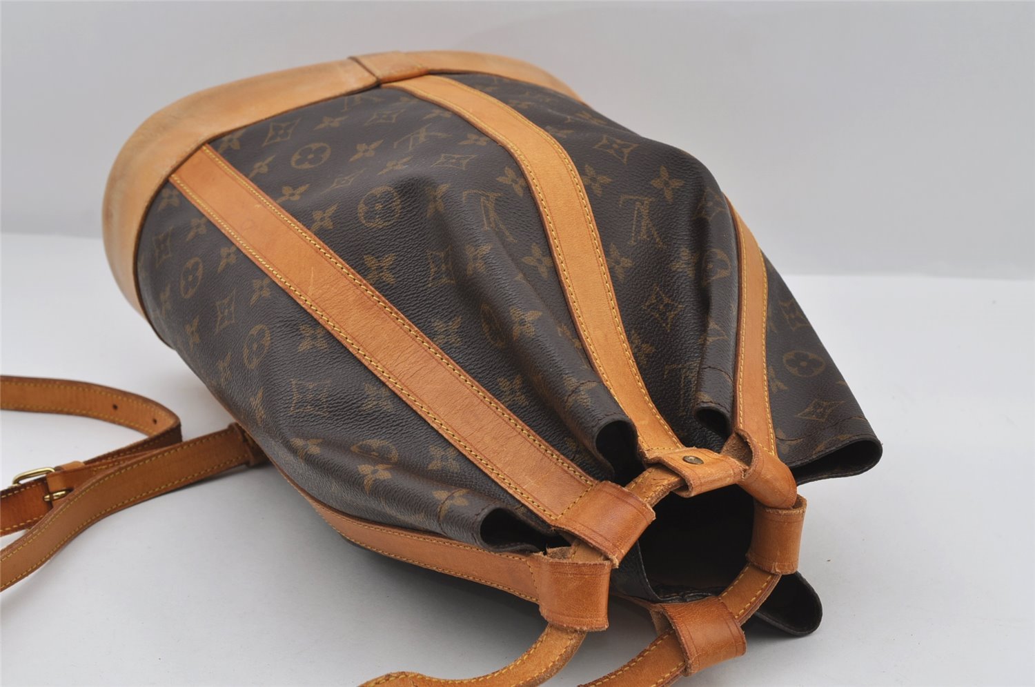 Authentic Louis Vuitton Monogram Randonnee PM Shoulder Bag M42243 LV 7255I