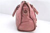 Authentic BALENCIAGA Giant City 2Way Hand Bag Leather 281770 Pink 7256E