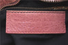 Authentic BALENCIAGA Giant City 2Way Hand Bag Leather 281770 Pink 7256E