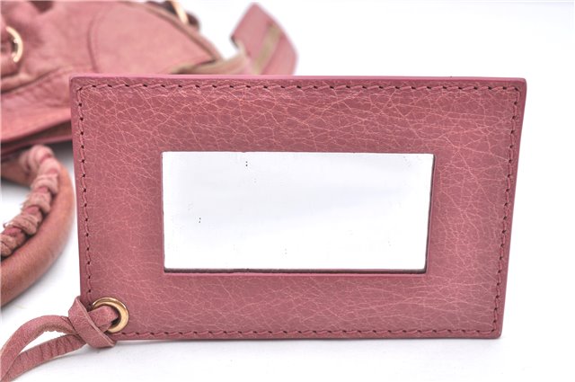 Authentic BALENCIAGA Giant City 2Way Hand Bag Leather 281770 Pink 7256E