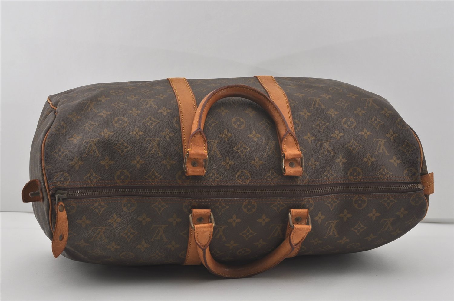 Authentic Louis Vuitton Monogram Keepall 50 Travel Boston Bag Old Model LV 7256I