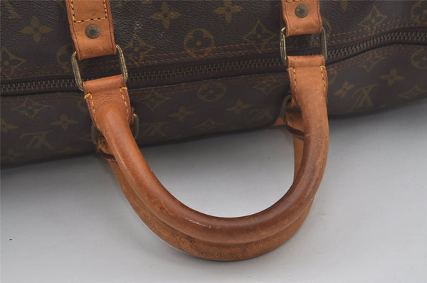 Authentic Louis Vuitton Monogram Keepall 50 Travel Boston Bag Old Model LV 7256I