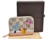 Auth Louis Vuitton Damier Azur Zippy Coin Purse Wallet Bird N60138 Box 7259F