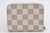 Auth Louis Vuitton Damier Azur Zippy Coin Purse Wallet Bird N60138 Box 7259F