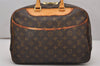 Authentic Louis Vuitton Monogram Deauville Hand Bag M47270 LV 7261I
