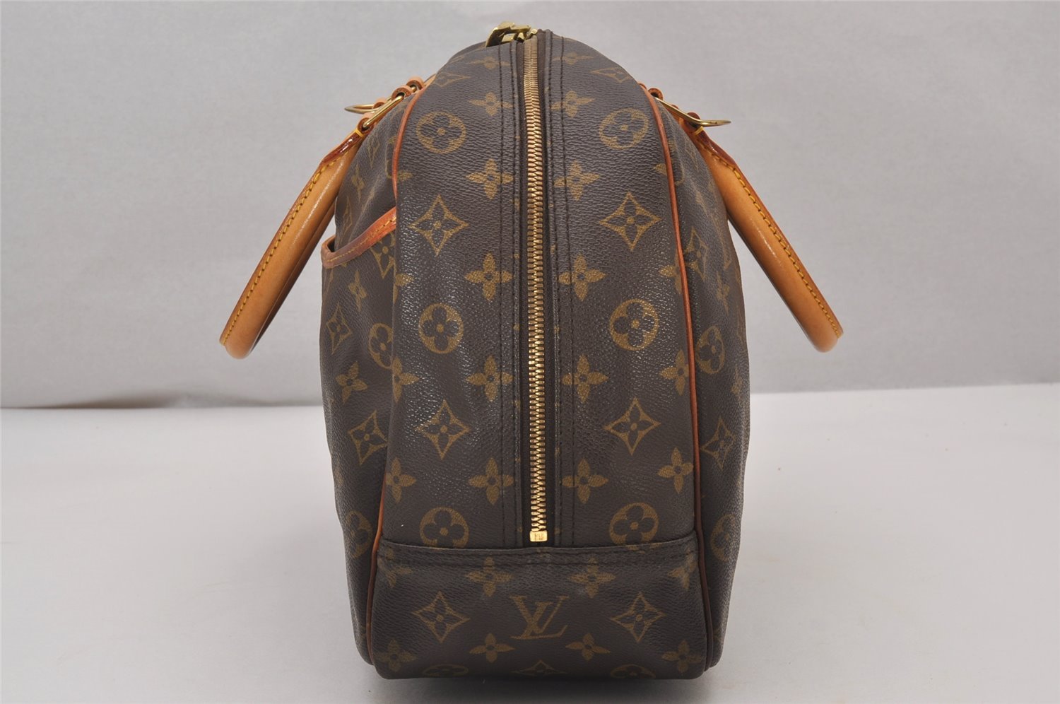Authentic Louis Vuitton Monogram Deauville Hand Bag M47270 LV 7261I