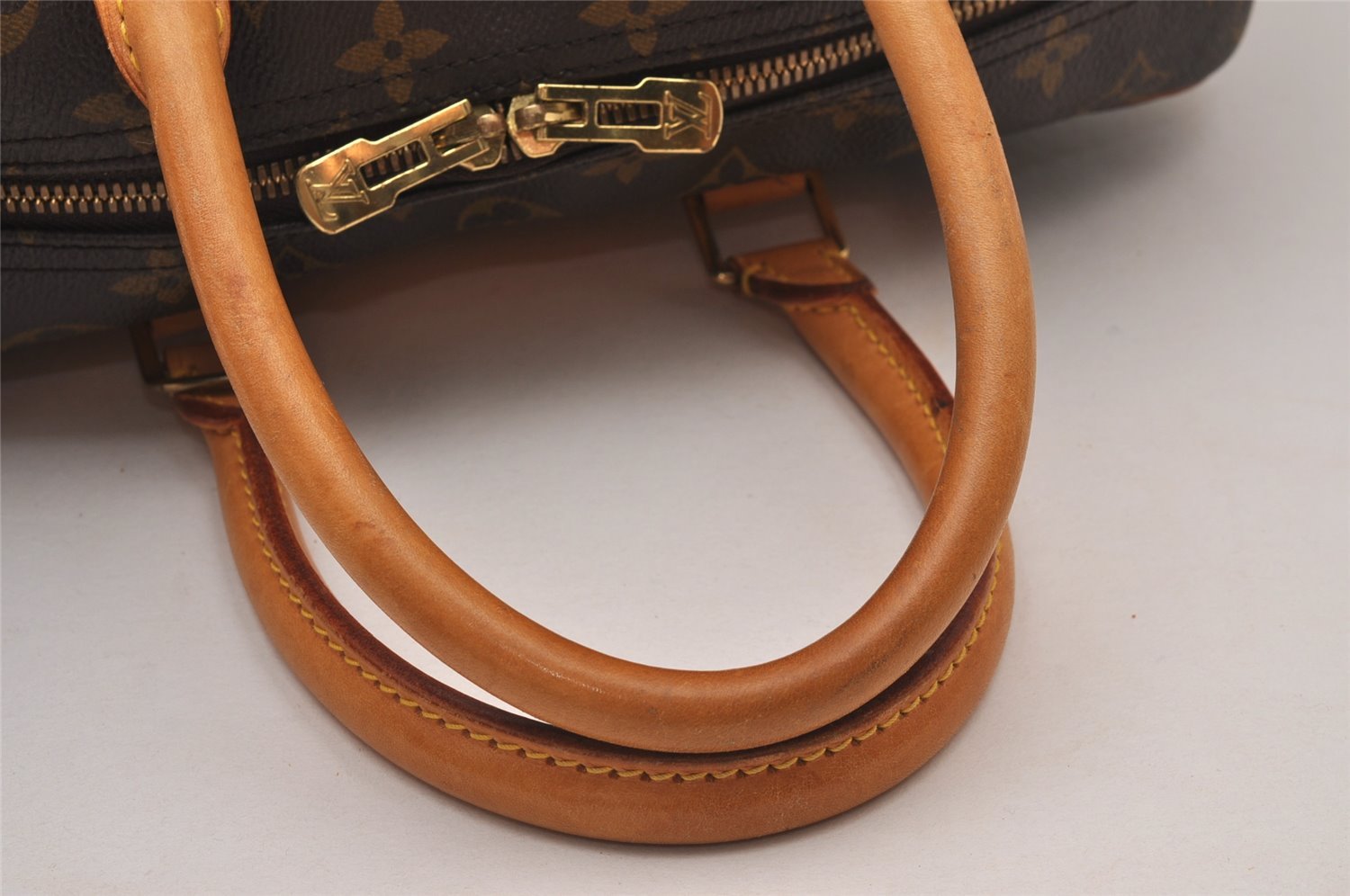 Authentic Louis Vuitton Monogram Deauville Hand Bag M47270 LV 7261I