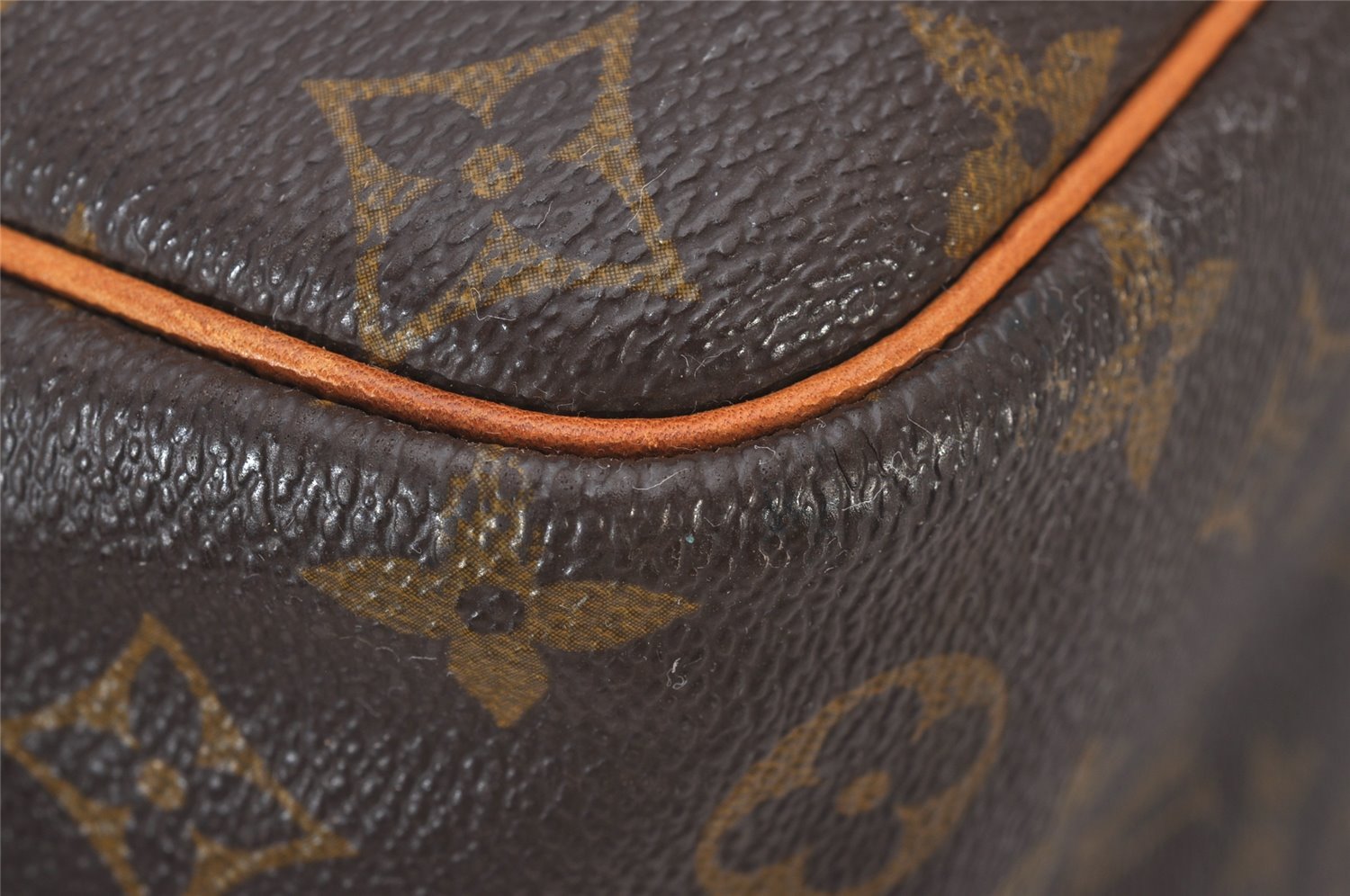 Authentic Louis Vuitton Monogram Deauville Hand Bag M47270 LV 7261I