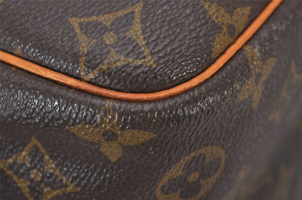 Authentic Louis Vuitton Monogram Deauville Hand Bag M47270 LV 7261I