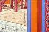 Authentic HERMES Carre 90 Scarf "Flanerie a Versailles" Silk Orange 7263E