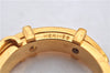 Authentic HERMES Scarf Ring Boucle Sellier Belt Design Red Gold Box 7264E