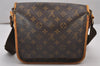 Auth Louis Vuitton Monogram Messenger Bosphore PM Shoulder Bag M40106 LV 7264I