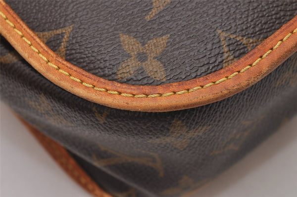 Auth Louis Vuitton Monogram Messenger Bosphore PM Shoulder Bag M40106 LV 7264I