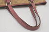 Authentic GUCCI Sherry Line Tote Bag GG Canvas Leather 137396 Beige 7265I