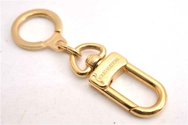 Authentic Louis Vuitton Charm Key Chain Anokre Gold M62694 LV 7266E