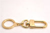 Authentic Louis Vuitton Charm Key Chain Anokre Gold M62694 LV 7266E