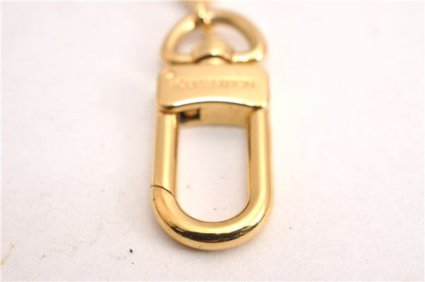 Authentic Louis Vuitton Charm Key Chain Anokre Gold M62694 LV 7266E