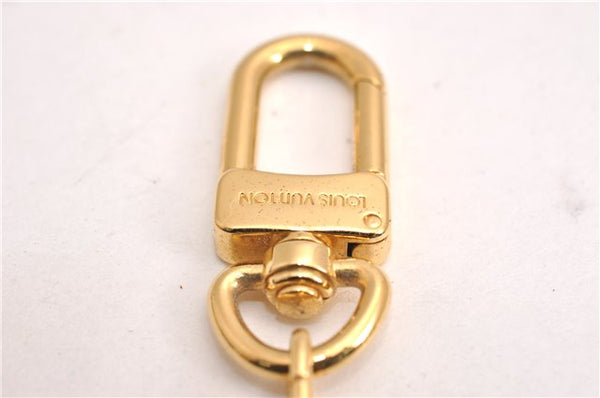 Authentic Louis Vuitton Charm Key Chain Anokre Gold M62694 LV 7266E