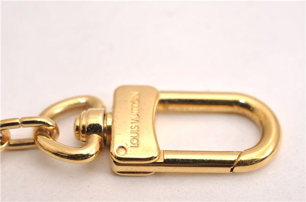 Authentic Louis Vuitton Charm Key Chain Anokre Gold M62694 LV 7266E