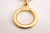 Authentic Louis Vuitton Charm Key Chain Anokre Gold M62694 LV 7266E