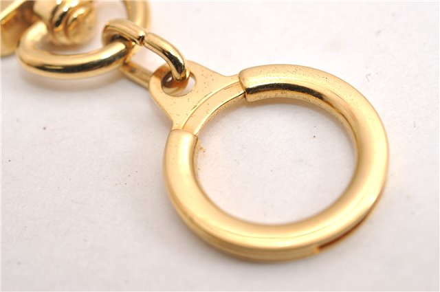 Authentic Louis Vuitton Charm Key Chain Anokre Gold M62694 LV 7266E