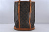 Authentic LOUIS VUITTON Monogram Bucket GM Shoulder Bag M42236 LV 7267C