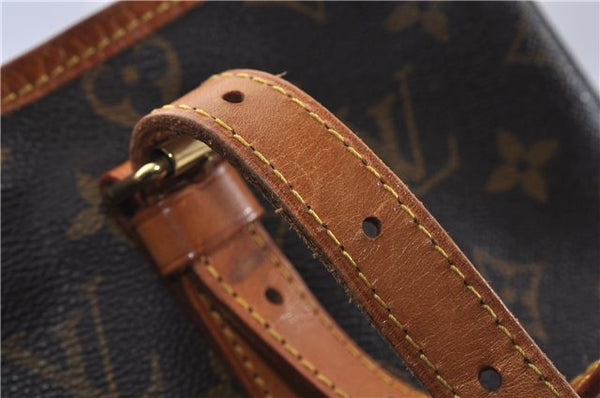 Authentic LOUIS VUITTON Monogram Bucket GM Shoulder Bag M42236 LV 7267C