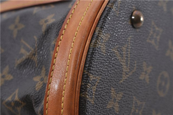 Authentic LOUIS VUITTON Monogram Bucket GM Shoulder Bag M42236 LV 7267C