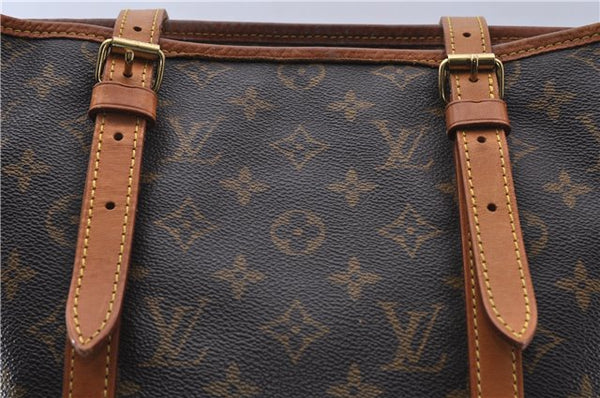 Authentic LOUIS VUITTON Monogram Bucket GM Shoulder Bag M42236 LV 7267C