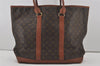 Auth Louis Vuitton Monogram Sac Weekend GM Vintage Tote Hand Bag M42420 LV 7267I
