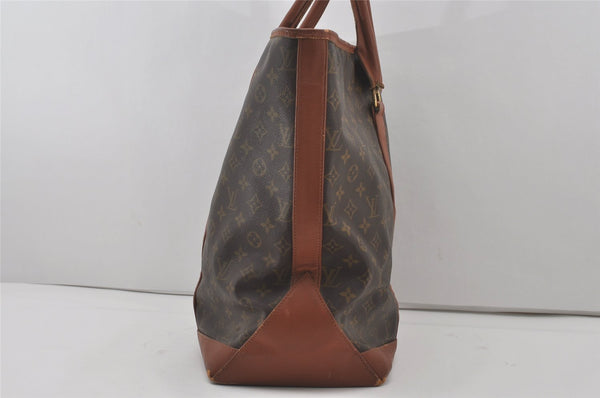 Auth Louis Vuitton Monogram Sac Weekend GM Vintage Tote Hand Bag M42420 LV 7267I