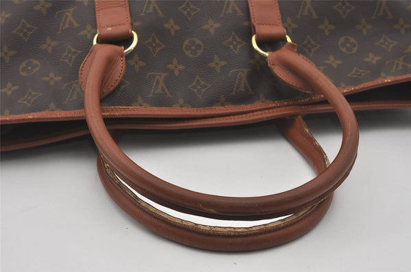 Auth Louis Vuitton Monogram Sac Weekend GM Vintage Tote Hand Bag M42420 LV 7267I