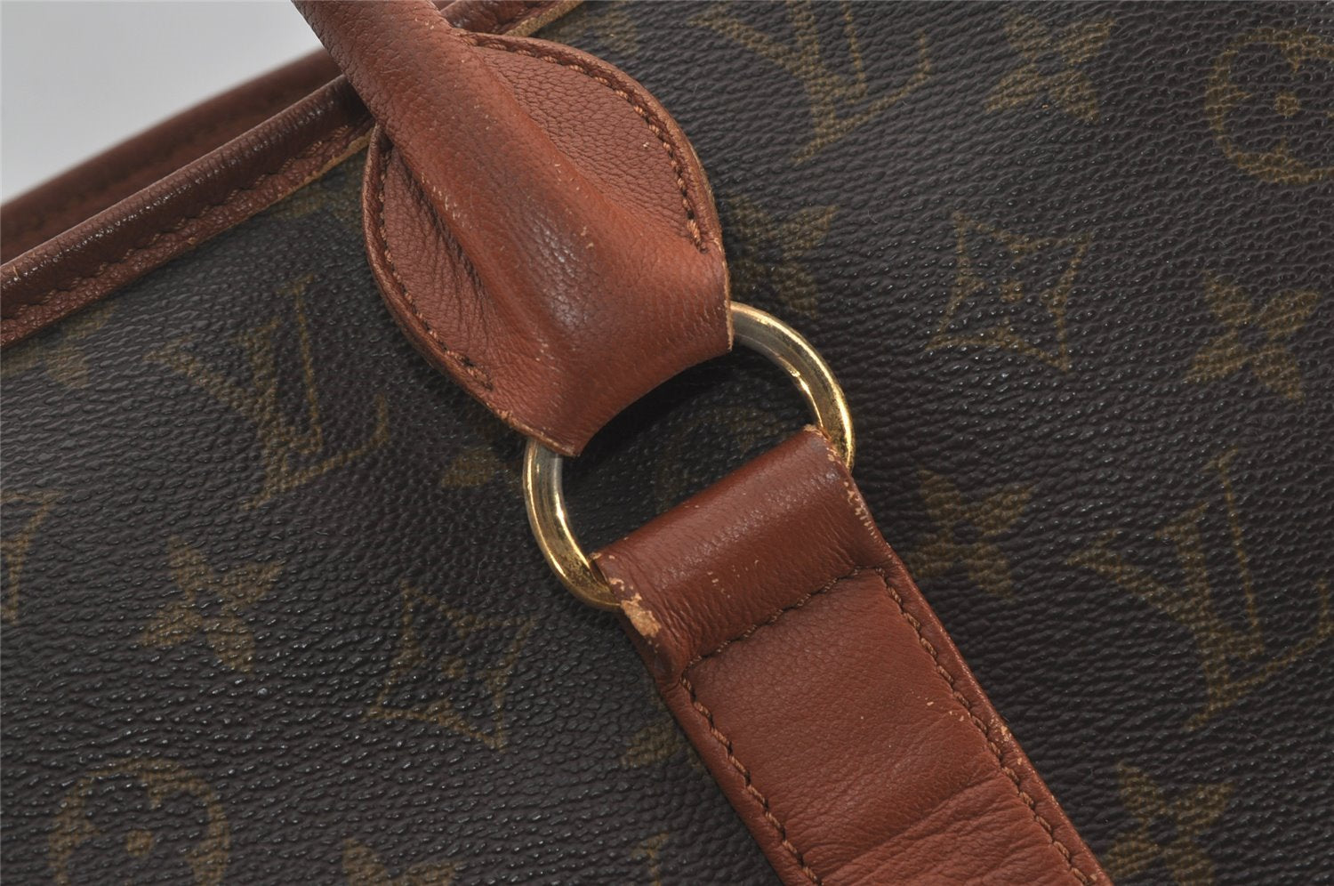 Auth Louis Vuitton Monogram Sac Weekend GM Vintage Tote Hand Bag M42420 LV 7267I