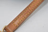 Authentic Louis Vuitton Leather Shoulder Strap Beige 48.8" LV 7269I