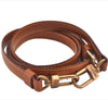 Authentic Louis Vuitton Leather Shoulder Strap Brown 40.2-47.2" LV 7270E