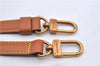 Authentic Louis Vuitton Leather Shoulder Strap Brown 40.2-47.2" LV 7270E