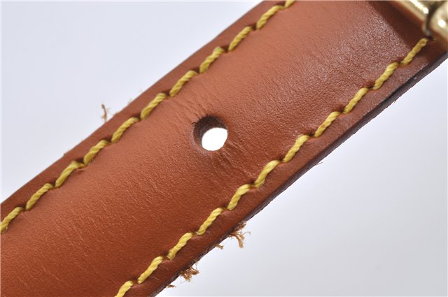 Authentic Louis Vuitton Leather Shoulder Strap Brown 40.2-47.2