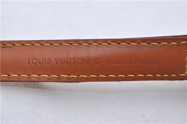 Authentic Louis Vuitton Leather Shoulder Strap Brown 40.2-47.2