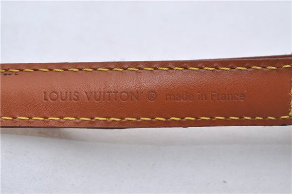 Authentic Louis Vuitton Leather Shoulder Strap Brown 40.2-47.2" LV 7270E