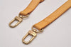 Authentic Louis Vuitton Leather Shoulder Strap Beige 35.8-42.9" LV 7270I