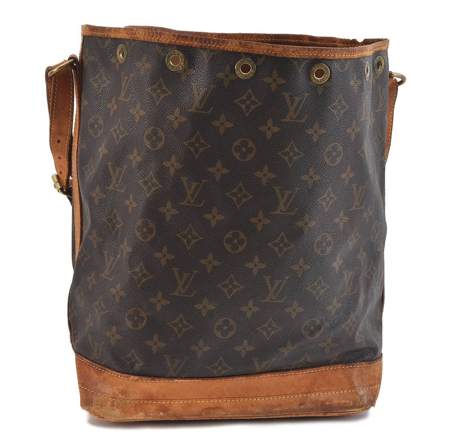 Authentic LOUIS VUITTON Monogram Noe Shoulder Bag Purse M42224 LV 7271C