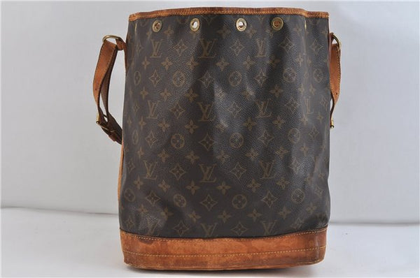 Authentic LOUIS VUITTON Monogram Noe Shoulder Bag Purse M42224 LV 7271C