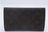 Authentic Louis Vuitton Monogram Long Bifold Wallet Purse Brown 3Set LV 7271D