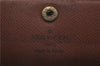 Authentic Louis Vuitton Monogram Long Bifold Wallet Purse Brown 3Set LV 7271D