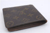 Authentic Louis Vuitton Monogram Long Bifold Wallet Purse Brown 3Set LV 7271D