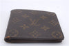 Authentic Louis Vuitton Monogram Long Bifold Wallet Purse Brown 3Set LV 7271D